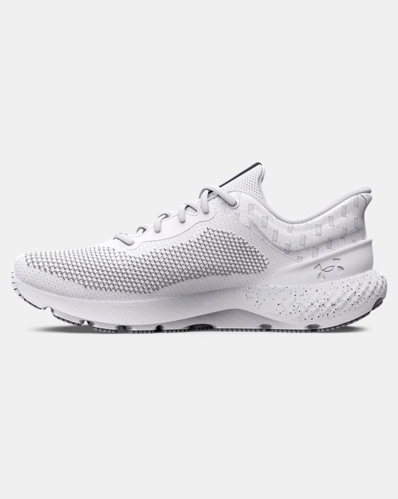Men's UA Charged Escape 4 Knit Running Shoes in White image number 1